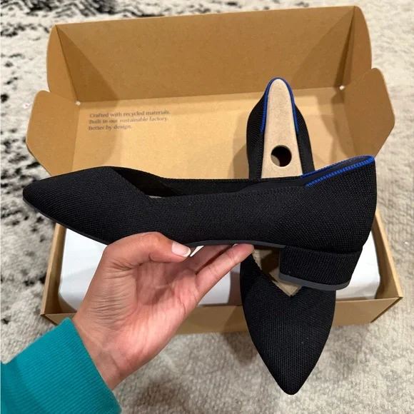 New in box! Rothy’s The High Point in Black size 9 - Picture 9 of 16